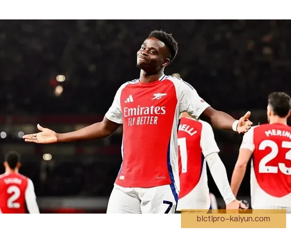 阿森纳球员Saka传中精度逐渐提升，表现值得关注